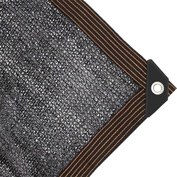 65%-75% Black Sunblock Shade Cloth Taped Edge Grommets Garden Flower Plant - Picture 8 of 8